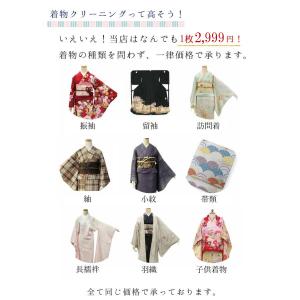 着物 クリーニング 丸洗い 振袖 被布 留袖 ...の詳細画像2