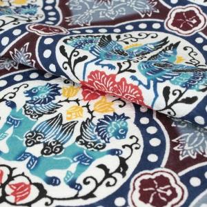染め帯 名古屋帯 琉球 紅型 仕立てつき びん...の詳細画像3
