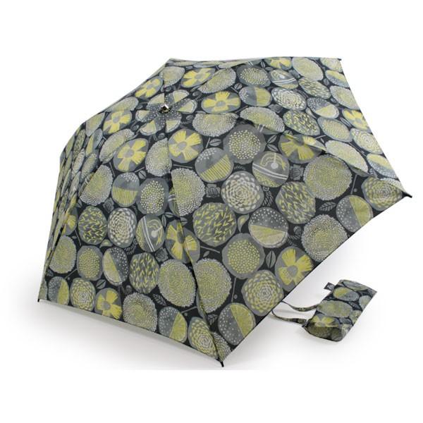 傘 レディース 折りたたみ傘 傘袋 晴雨兼用 UVケア加工 金子みすゞ 黒 鈴 花 鳥 48cm 雨...