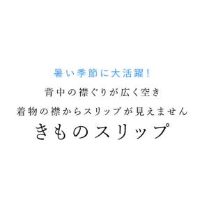 きものスリップ 高島ちぢみ S M L LL ...の詳細画像1