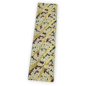 中古】美品 西陣 ふくい 織匠 十一代目 篠屋宗兵衛 謹製 六通柄 袋帯