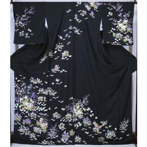 誂え流れ 未使用品 十日町友禅 阿部佳雪 訪問着 薄萌葱 （k3427649