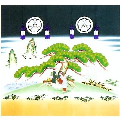 加賀友禅　花婿のれん　花婿暖簾　尉と姥（じょうとばあ）手描き　花嫁のれん号　花嫁のれん館　婚礼家具　...