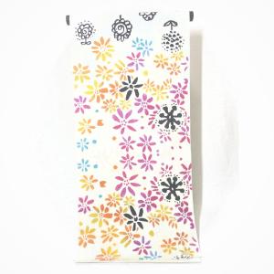 ツモリチサト ブランド 浴衣【tsumori chisato/注染 生成り×オレンジ系