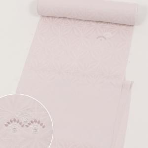 着物 小紋 反物 正絹 反物のみ 丹後ちりめん 紺地小花柄 送料無料
