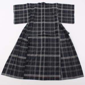 デニム着物 岡山デニム レディース 格子 チェ...の詳細画像3