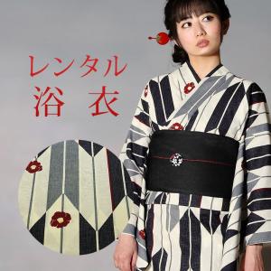 レンタル 女性用 浴衣 6点セット 浴衣レンタル フルセット y361 往復