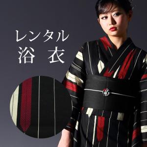 レンタル 女性用 浴衣 5点セット 浴衣レンタル セット y124 往復送料