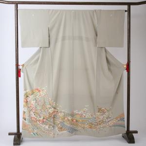 色留袖レンタル18点フルセット 【四季花と虹】...の詳細画像1