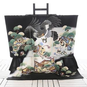 男児産着レンタルお宮参り 初着 祝着 フルセット 着物