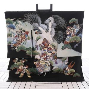 男児産着レンタルお宮参り 初着 祝着 フルセット 着物