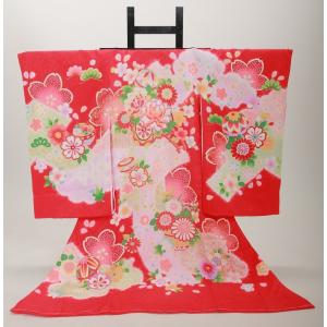 女児産着レンタルお宮参り 初着 祝着 フルセット 着物