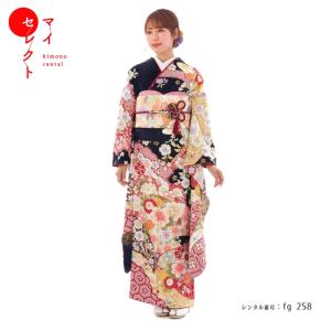 振袖レンタル 大きいサイズ フリー 幅広 ふくよか ゆったり 正絹 fg