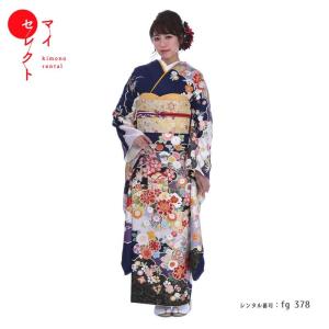 振袖レンタル 青柳 正絹 fg-395b フルセット一式 着物 人気 ネット