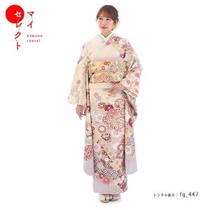 振袖レンタル 青柳 正絹 fg-395b フルセット一式 着物 人気 ネット