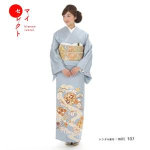 色留袖レンタル 正絹 miit-24 結婚式 披露宴 パーティー 式典 表彰式 
