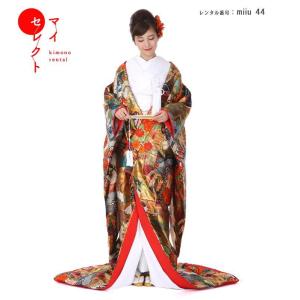 和装婚礼花嫁様の色掛下セット 正絹 高級「色打掛フルセットレンタル」150-165cm/掛け替えセット割引