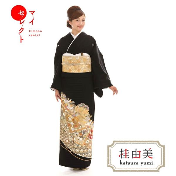 黒留袖 レンタル 桂由美 四季彩 赤 mito-316 30代 40代 50代 高級 正絹 人気 結...