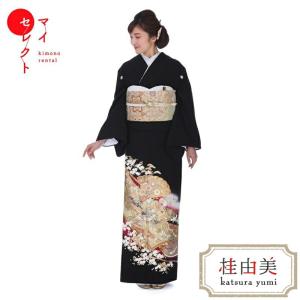 黒留袖レンタル 桂由美 mito-520E　重ね絵巻　tall mito_525