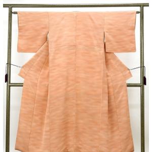 色無地 正絹 下平清人 身丈152.5cm 裄丈63.5cm 蔦 良品 リサイクル