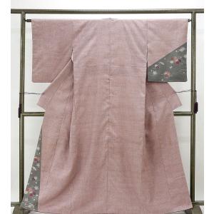 訪問着 正絹 京友禅摺り染 樽本伊勢蔵作 身丈152cm 裄丈63.5cm 付下