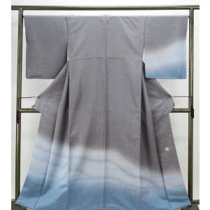 訪問着 正絹 螺鈿作家 藤本隆士作 身丈159cm 裄丈63cm 紬訪問着 良品