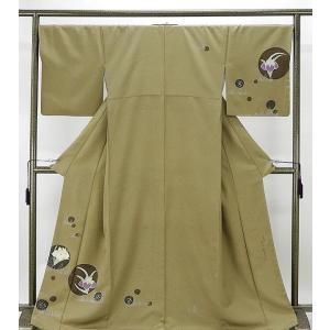 訪問着 正絹 大久保玄才 そめのざ玄才作 身丈162cm 裄丈64.5cm 美品