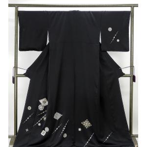 本場 奄美大島 紬 古代染色 純泥染 伝統的工芸品 着物 反物 tu-20 : 和