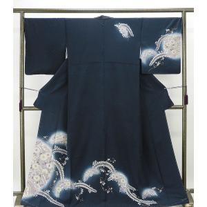 単衣 訪問着 新品仕立済 正絹 陶彩染 加藤唐九郎 身丈164.5cm 裄丈68cm