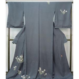 駒絽喪服 手縫い仕立て付き 正絹 -17- 加賀黒 夏用 五泉 日本の絹 絹