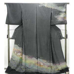 仮絵羽仕立て訪問着] オーダー 訪問着 琳派調 古典紋様 (藤ピンク) 袷