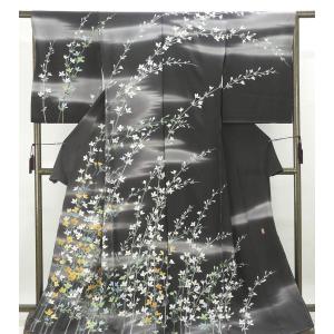 黒留袖 和田光正 正絹 金彩友禅 to-348 乱菊 糸菊 結婚式 : 京都うさぎ