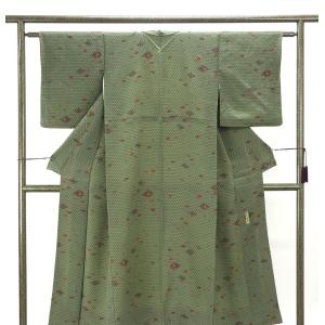 訪問着 未着用 正絹 十日町友禅 滝泰謹製 匹田梅模様 身丈148cm 裄丈