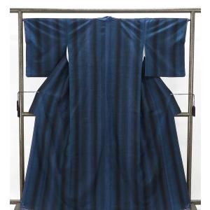 夏物 小紋 未着用超美品 正絹 水玉幾何模様 身丈157cm 裄丈63.5cm 絽