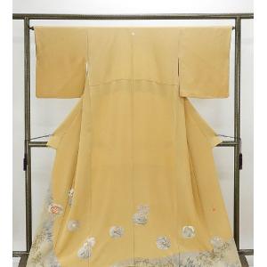 訪問着 正絹 羽田登喜作 身丈164cm 裄丈64cm 付下訪問着 良品