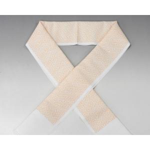 和装小物 半衿 ポリエステル 鞘型模様 半襟  n916