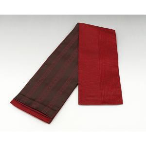 半幅帯 ポリエステル細帯 半巾帯 リバーシブル 日本製