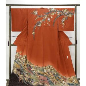 訪問着 未使用 正絹 身丈166cm 裄丈64.5cm 未着用 新古品 着物 結婚式