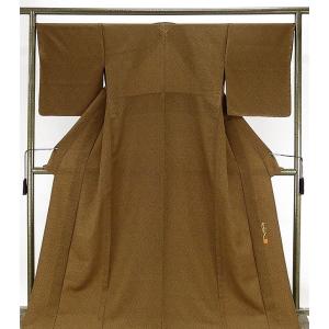 平和屋着物▽紅花紬 米沢 単衣 霞文 正絹 逸品 AAAS1509oa : 平和屋
