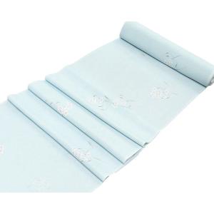 夏物 小紋 反物 東レシルック ポリエステル 絽 シルック