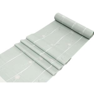 20％OFF！夏物 小紋 反物 正絹 絽 梅模様 小紋  未仕立