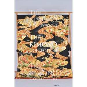 【The KIMONO Collection】振袖「名取川四季花」（未仕立て）送料込み [商品番号44]
