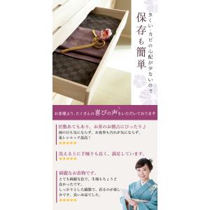 洗える着物 単衣 着物 東レシルック 単衣 仕...の詳細画像4
