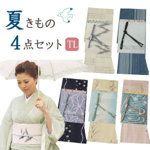 洗える着物セット 夏着物セット 洗える着物 絽 紗 初心者