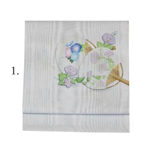 夏帯 名古屋帯 お太鼓柄 新品 八寸 紗 夏用...の詳細画像4