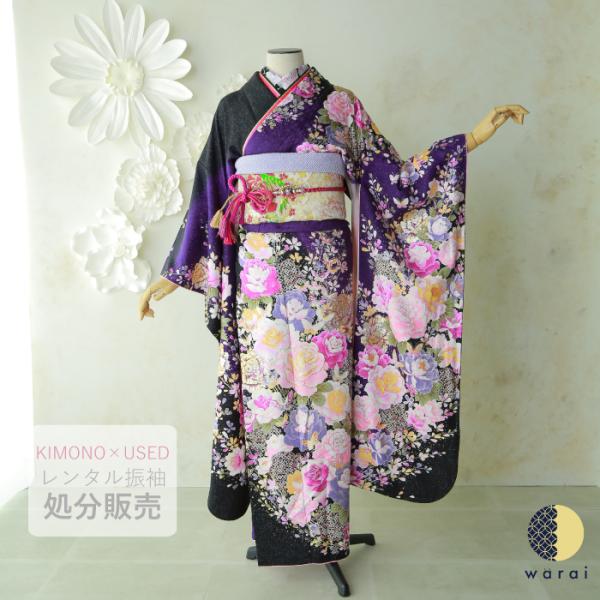 【中古】 振袖 中古販売 フルセット 成人式 振り袖 中古 販売 中古セット 処分品 リサイクル 貸...