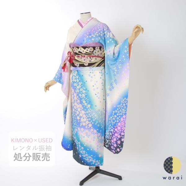 【中古】 振袖 中古販売 フルセット 成人式 振り袖 中古 販売 中古セット 処分品 リサイクル 貸...