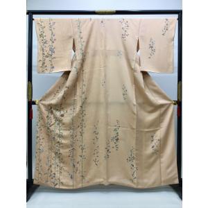 帯 袋帯 永治屋清左衛門謹製 花葉文唐織袋 良好 中古 幾何学模様 黒