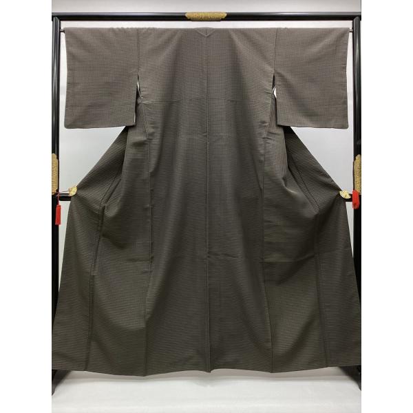 着物 紬（つむぎ） 中古 身巾大きめサイズ 正絹 裄66cm レディース 女性 きもの 和服 和装 ...