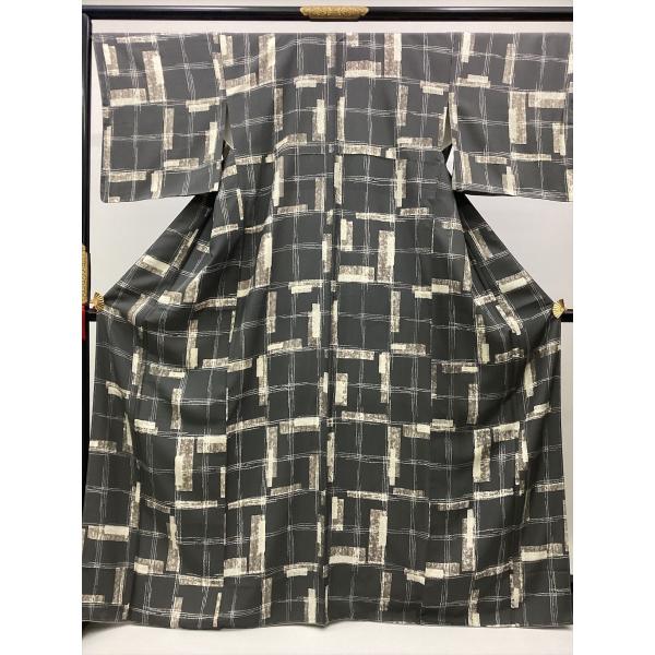 着物 紬（つむぎ） 染め紬 未使用 中古 正絹 裄68cm レディース 女性 和服 30代 40代 ...